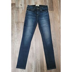 Big Star Skinny Jeans Womens 25R Blue Stretch Denim Pants Dark Wash